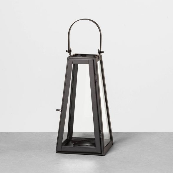 Metal Lantern Black - Hearth & Hand&#153; with Magnolia | Target