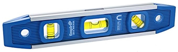 Empire 581-9 9-Inch Dark Blue Aluminum-Sided Dark Blue Torpedo Level with Overhead Viewing Slot | Amazon (US)