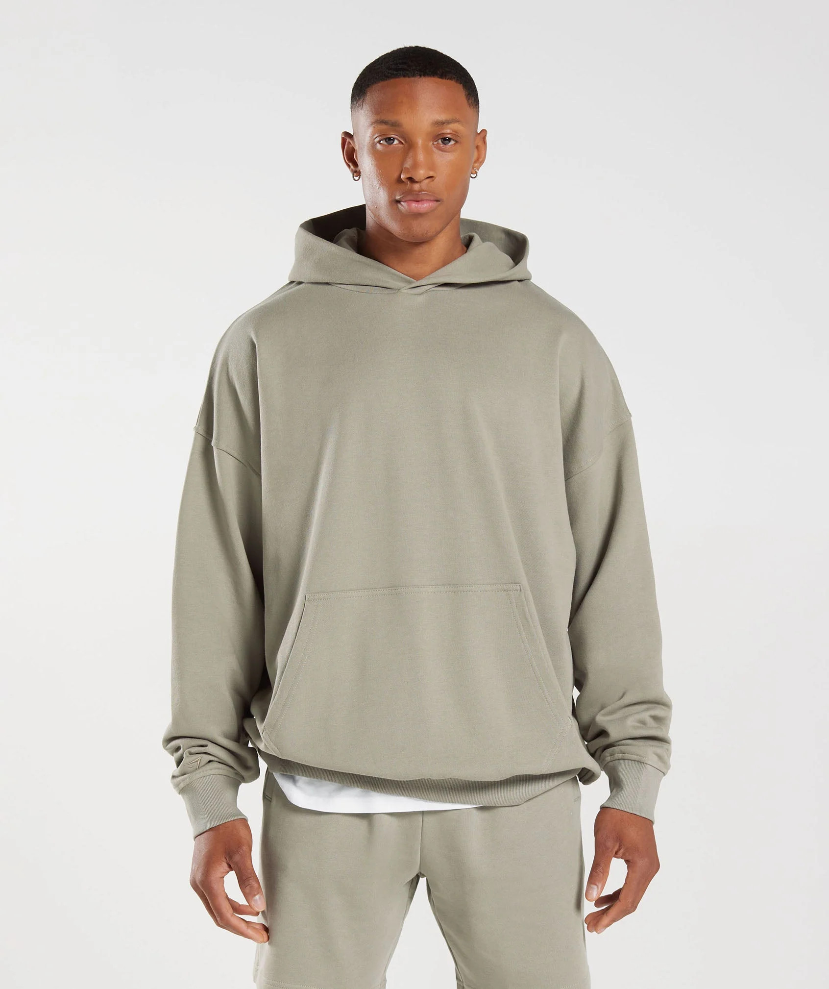 Gymshark Rest Day Essentials Hoodie - Ecru Brown | Gymshark US