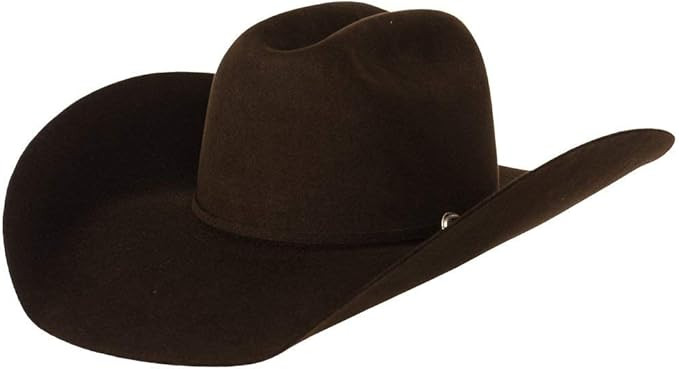 Rodeo King 7X Chocolate 5" Brim Open Crown Self Band Felt Hat | Amazon (US)