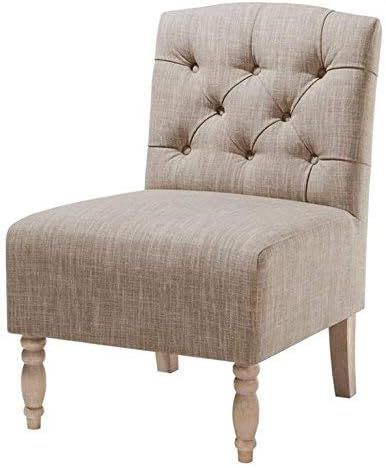 Madison Park Lola Tufted Armless Chair Beige See Below | Amazon (US)