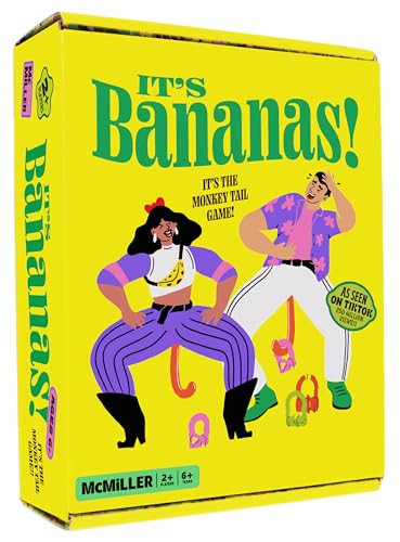 It’s Bananas! The Monkey Tail Game – Funny Family & Party Game for Kids & Adults | Hilarious Gift for Birthday, Christmas, Bachelorette, Thanksgiving, White Elephant | Amazon (US)
