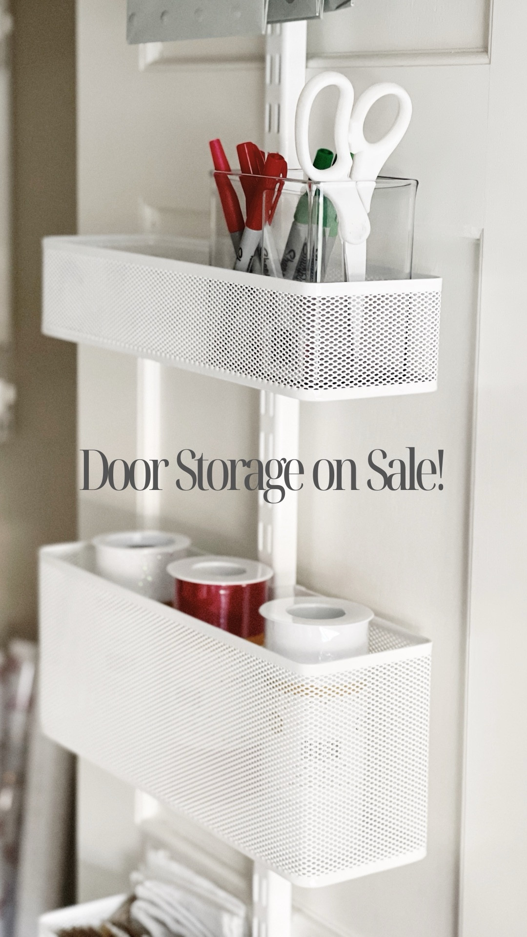 Don’t forget about doors when thinking about storage. It’s one of the most underrated storage spots in the whole house!🏠Elfa door storage @thecontainerstore is my go to for storing cleaning supplies, gift wrap and so much more. Door storage keeps everything easy to see, easy to grab, and beautifully organized.✨💙

Small space? No problem. Your door just became prime real estate.🚪

👉🏼If you want to add storage to your doors comment LINKS and I will share them with you! Cyber Monday 30% off online💙

#doorstorage #smallspacesolutions #homeorganization #organizedhome #storagehacks #thecontainerstore 

#LTKCyberWeek #LTKHome #LTKHoliday