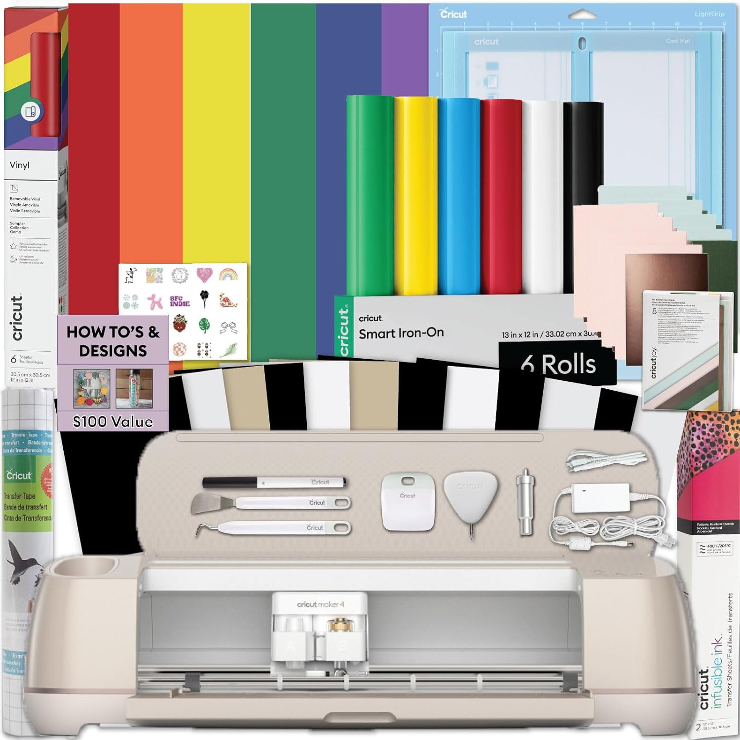 Cricut Maker 4 Card Making Bundle - Smart Cutting Machine with Card Mat, Card Inserts & Materials for Greeting Cards, Invitations & Paper Crafts | Amazon (US)