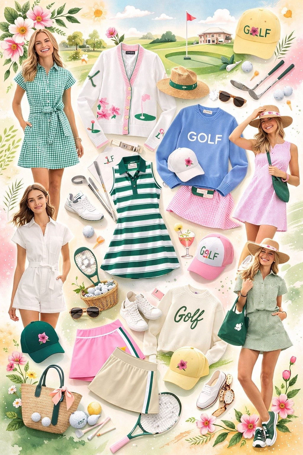 Shop golf spectator outfits for spring golf! #golf 

#LTKfitnessgoals #LTKootd #LTKActive