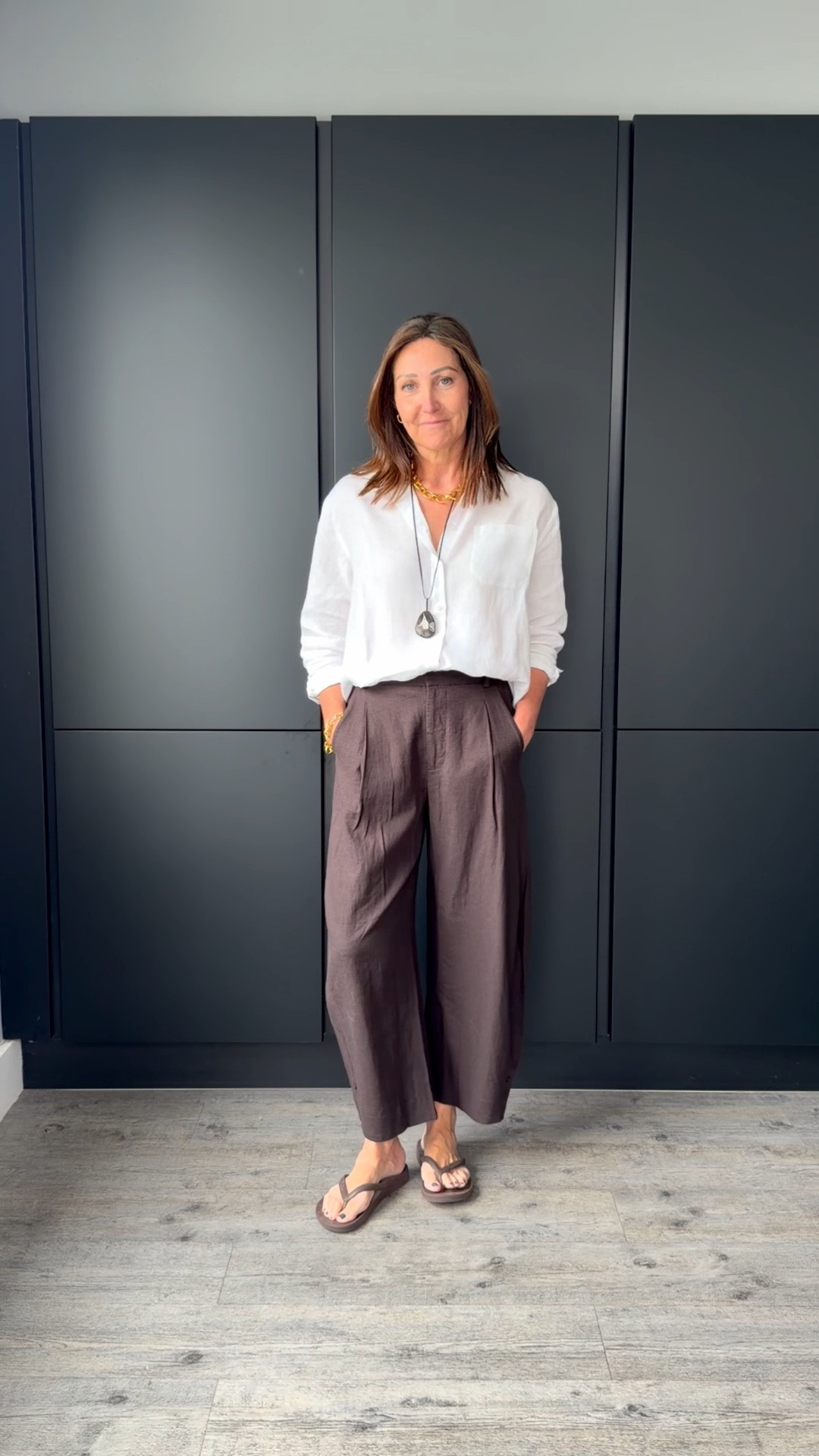 A lack of confidence and the body changes we experience in our 50s are common and can really challenge our sense of who we are. 
I recommend taking it back to some basics. 

1. Choosing good fabrics. Breathable items that don’t cling and won’t turn you into a walking furnace.
2. Ignore the label.  Choose the piece that fits and prioritise looks that give you ease and comfort. 
3. Think before you buy. Does it work with what you already have?  A wardrobe of well chosen pieces that complement each other and genuinely work with your lifestyle is worth much more than one with dozens of one trick ponies and too many trends.  

Keep it simple, keep it comfy, keep it you x