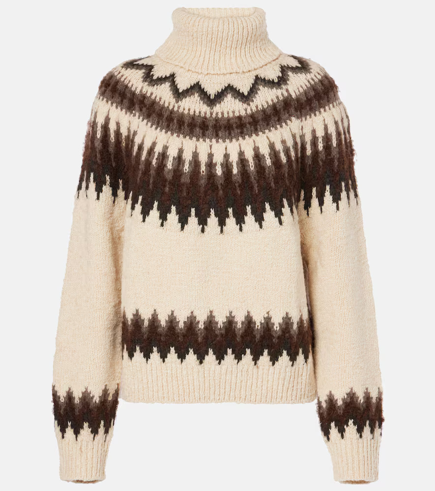 Polo Ralph Lauren Intarsia wool-blend turtleneck sweater | Mytheresa (US/CA)