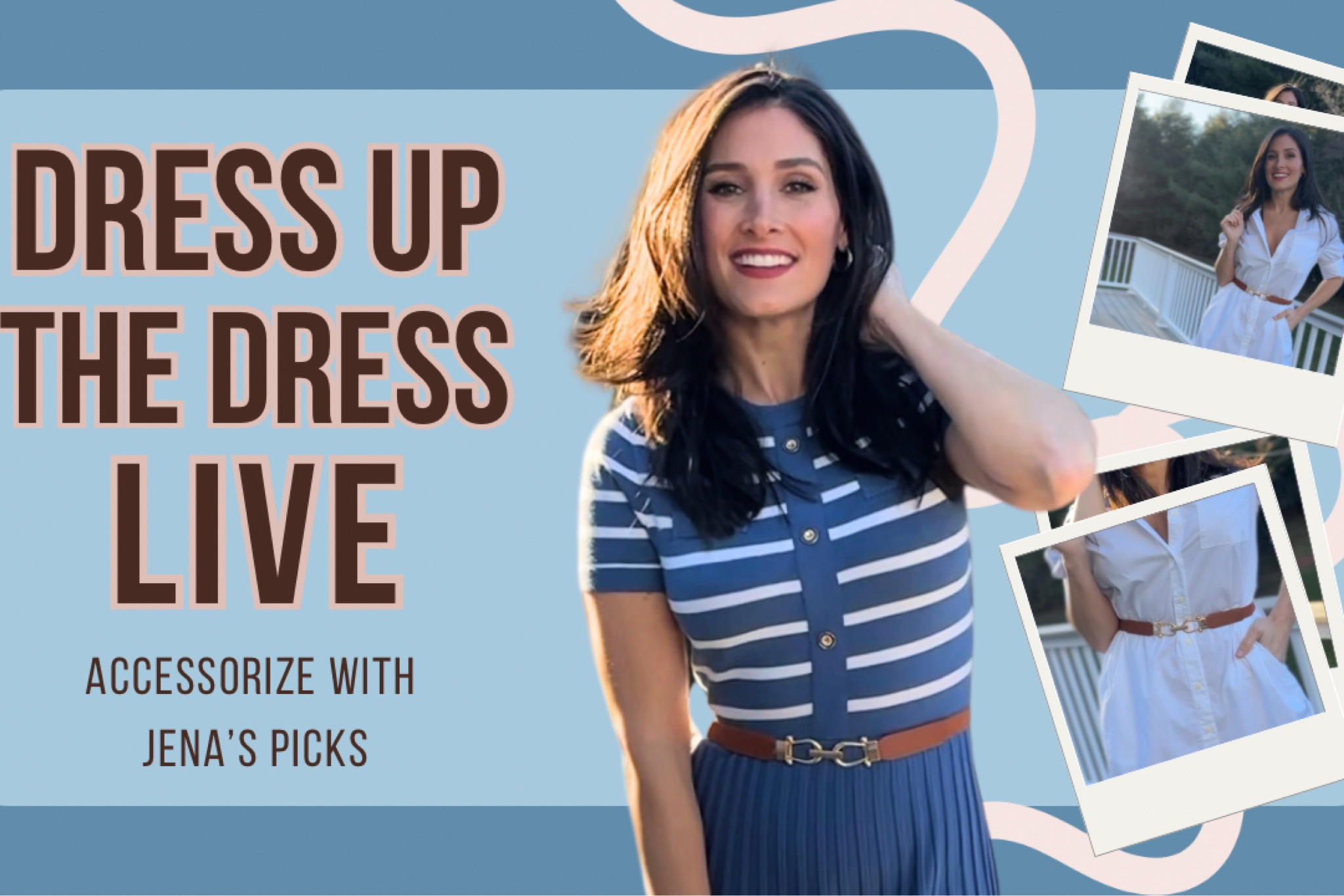 JENA’S PICKS LIVE: accessorize your dresses! Pair them with the Jena’s Picks Golden Chic Clasp Belt at www.jenaspicks.com

#LTKsalealert #LTKstyletip #LTKfindsunder50