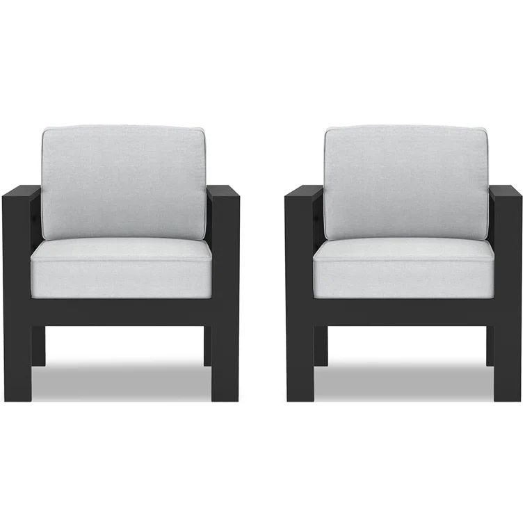Searl Patio Chair with Cushions (Set of 2) | Wayfair North America
