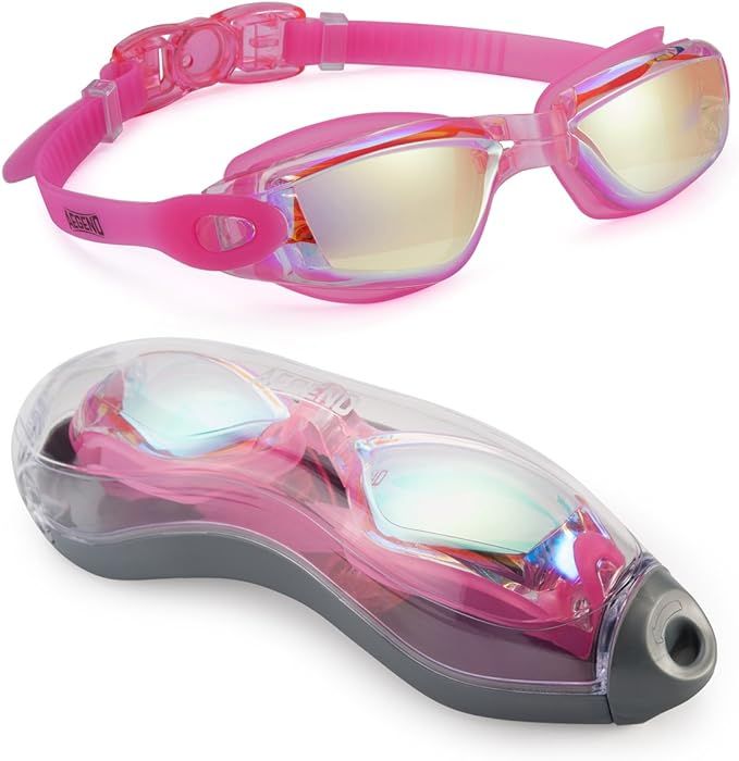 Aegend Swim Goggles, Swimming Goggles No Leaking Anti Fog UV Protection Triathlon Swim Goggles wi... | Amazon (US)
