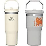 Stanley IceFlow Stainless Steel Tumbler (Cream) & Classic IceFlow Flip Straw Tumbler for Kids (8 or  | Amazon (US)