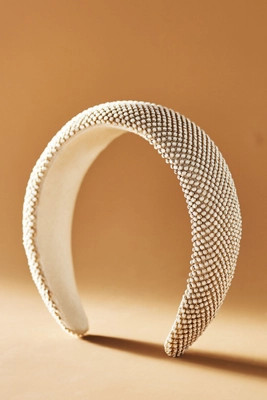 Loeffler Randall Bellamy Diamanté Puffy Headband | Anthropologie (US)