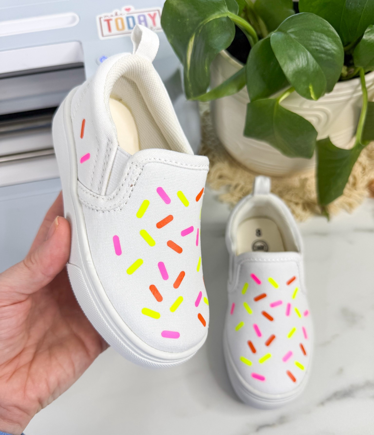 HTV on shoes using Cricut
