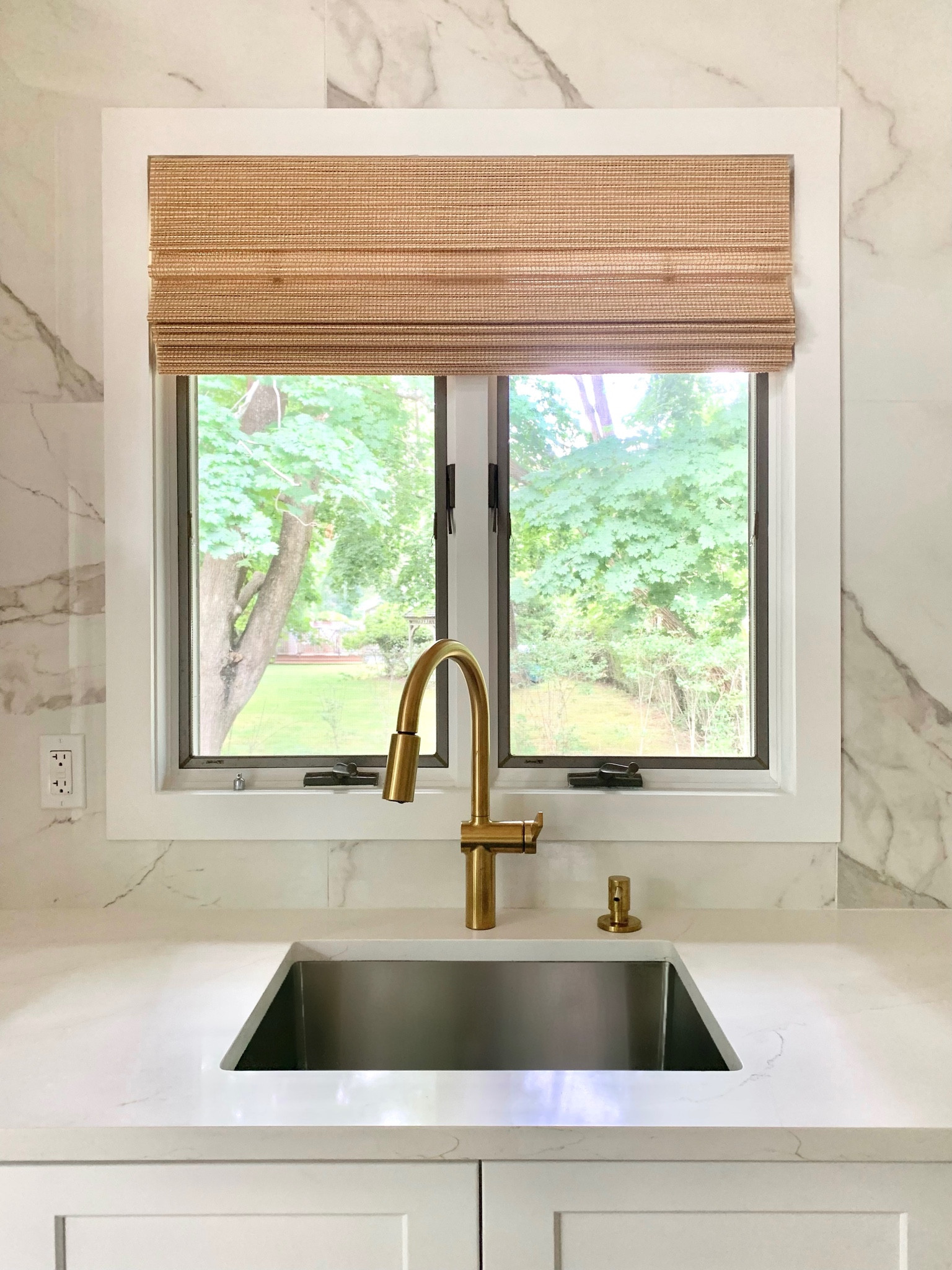 I looked all over to find the best cordless bamboo blinds and I’m so happy with these - and they’re super affordable! I have them in my kitchen and bedrooms. Great for the living room too - you can choose your exact width and length for a practically custom fit at a fraction of the price. 

Woven shades
Woven blinds
Window treatments 
Rattan
Neutral
Natural
Gold faucet

#LTKunder50 #LTKunder100 #LTKhome