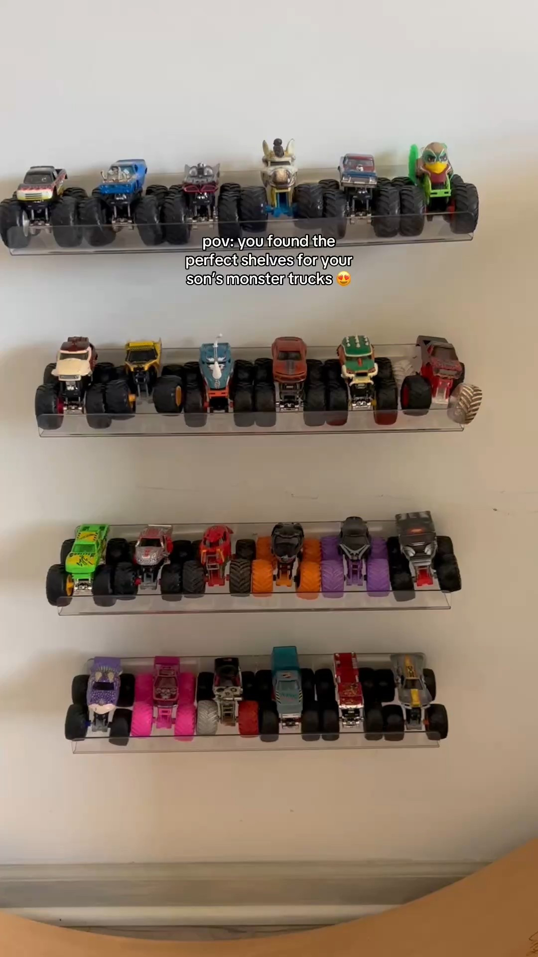 Shelves for monster trucks 

#LTKHome #LTKKids #LTKSeasonal
