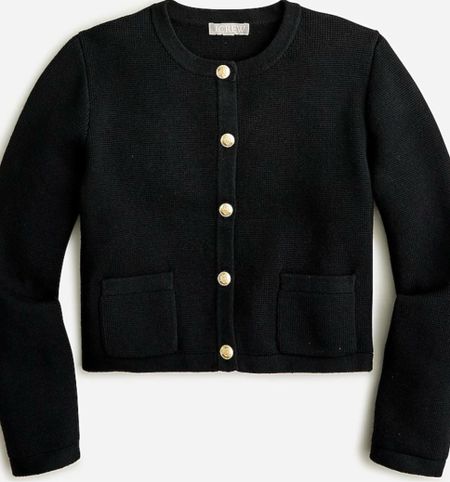 The cutest sweater from J. Crew! Reminds me of the best selling Odette lady jacket. Also comes in a chic stripe. Pair with jeans for an easy outfit!

#LTKworkwear #LTKFind #LTKstyletip