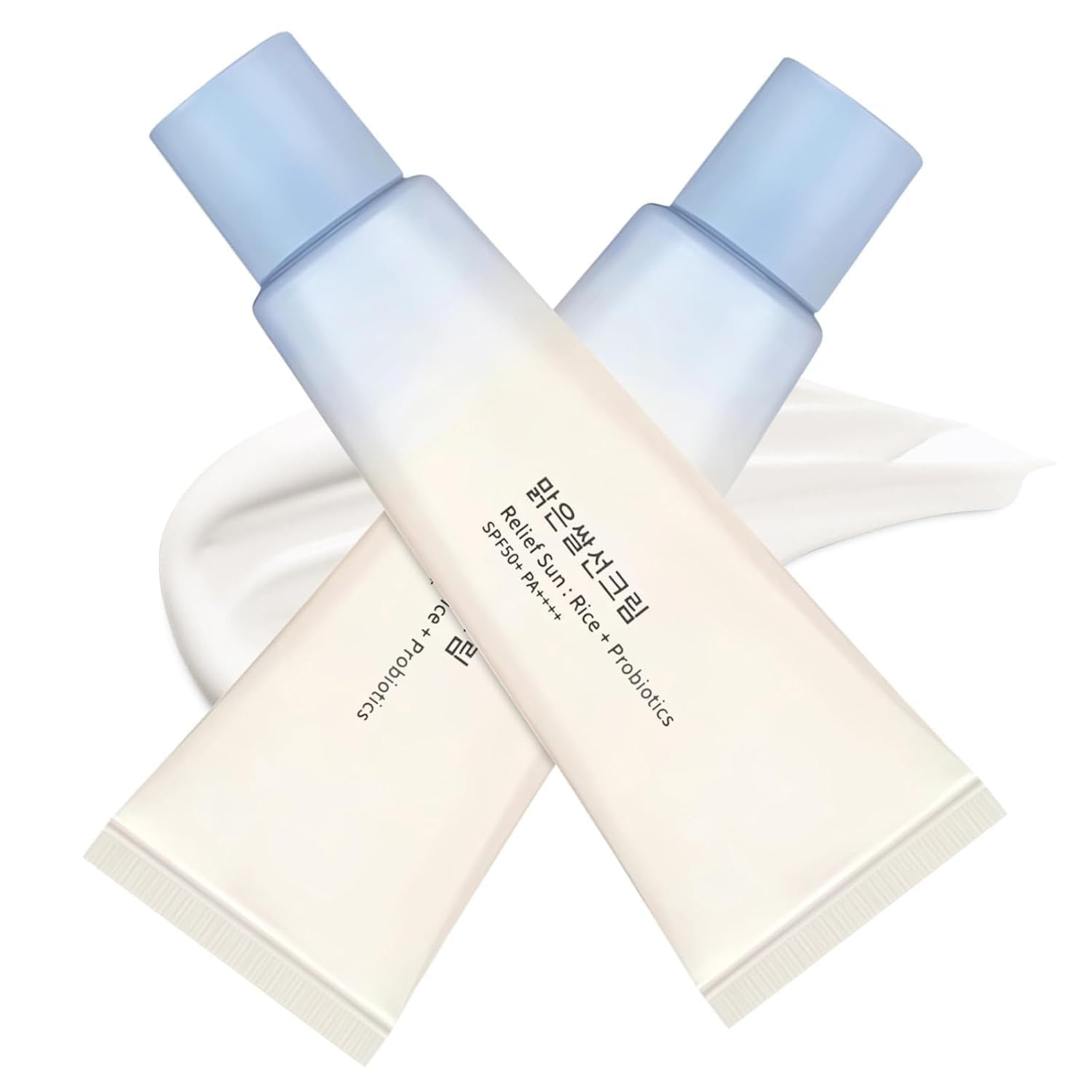 2PC Relief Sun Organic Sunscreen SPF50, Korean Skin Care Solution for All Skin Types, ++++PA++++ ... | Amazon (US)