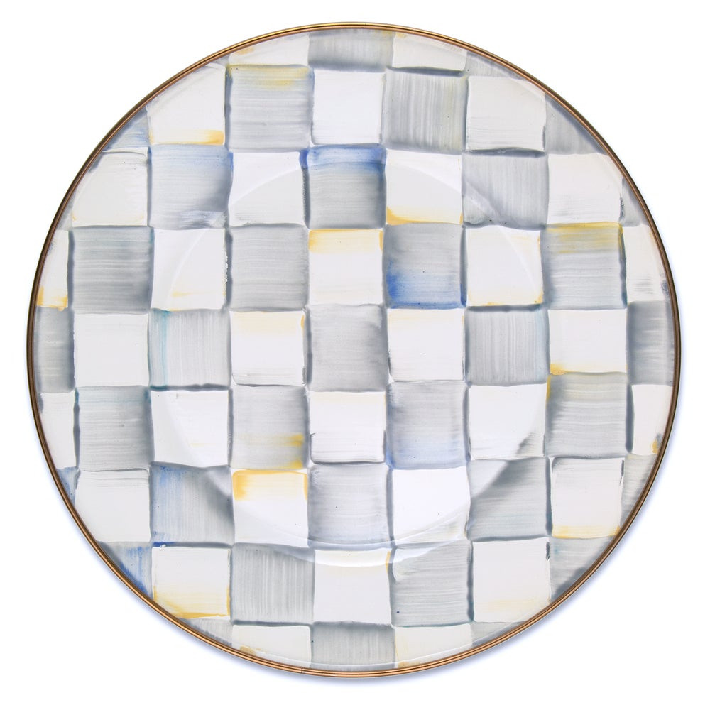 Sterling Check Enamel Dinnerware | MacKenzie-Childs