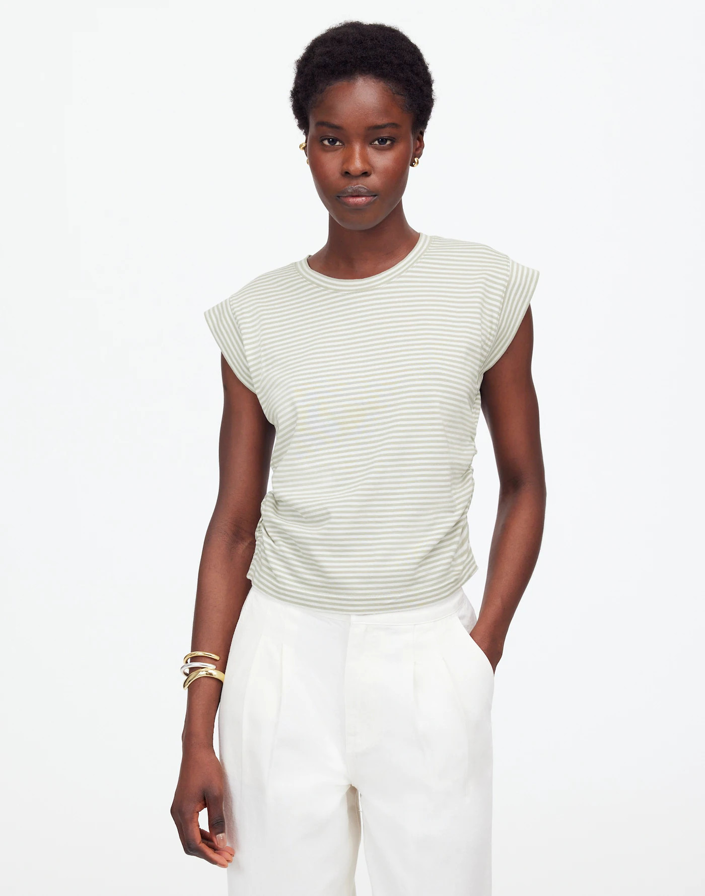 Side-Cinch Muscle Tee | Madewell | Madewell