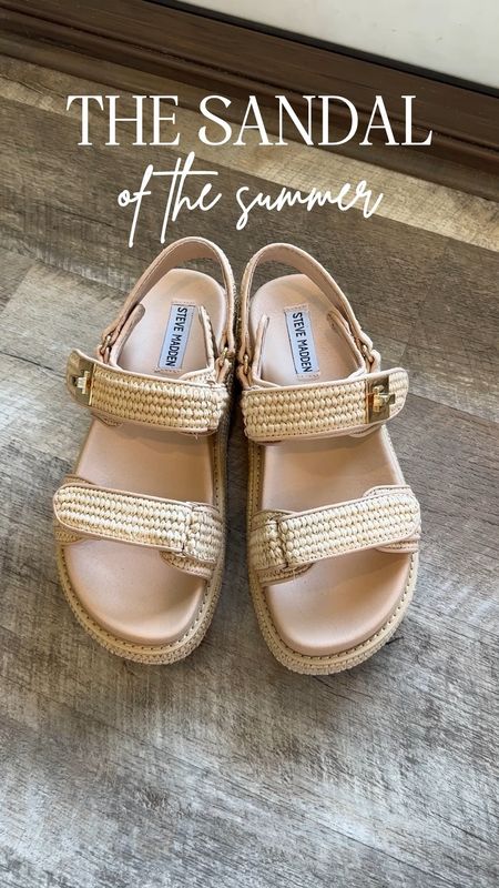 These are THE SANDAL of the summer! They go with everything and are super comfy. I do find them to run small. I sized up one whole size  

#LTKStyleTip