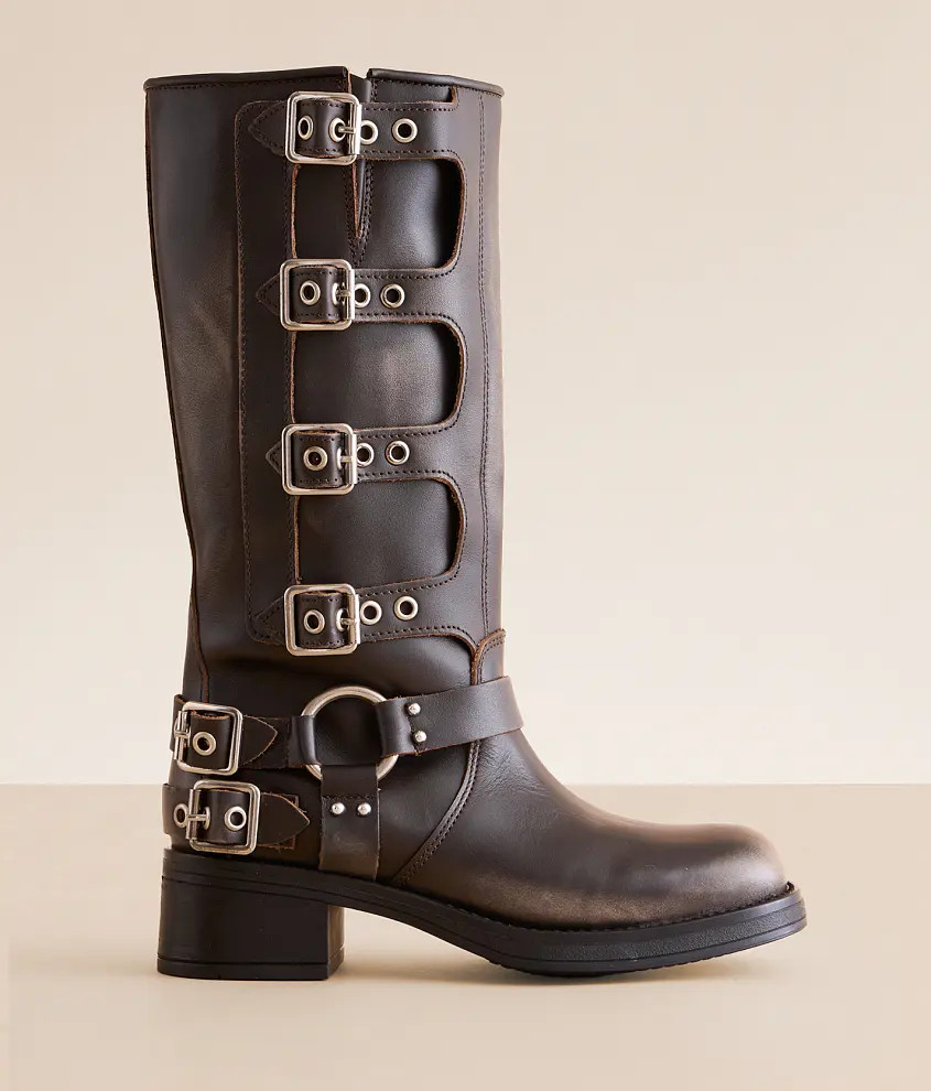 Rocky Stomper Moto Leather Lug Boot | Buckle