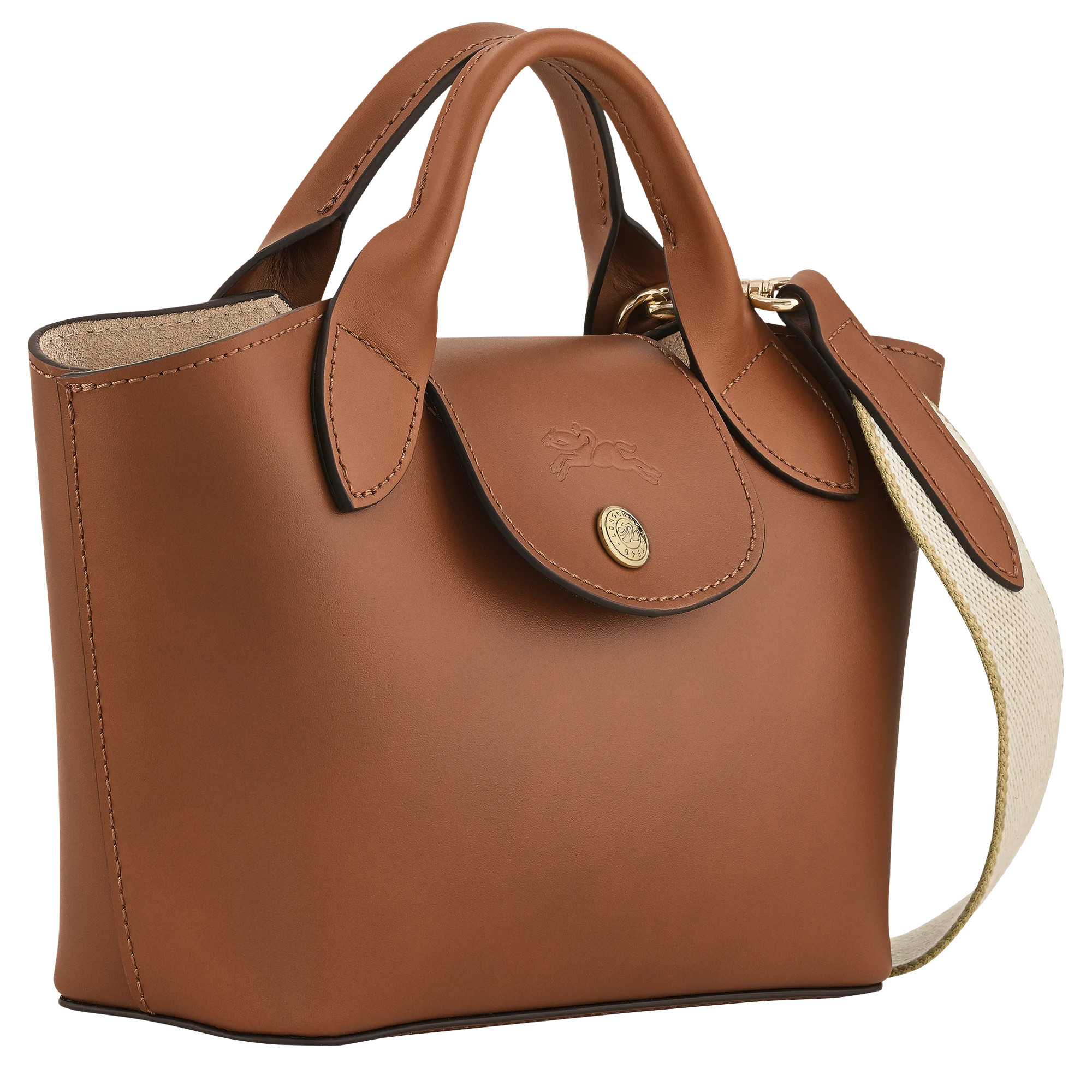 Épure XS Tote bag Cognac - Leather | Longchamp US | Longchamp