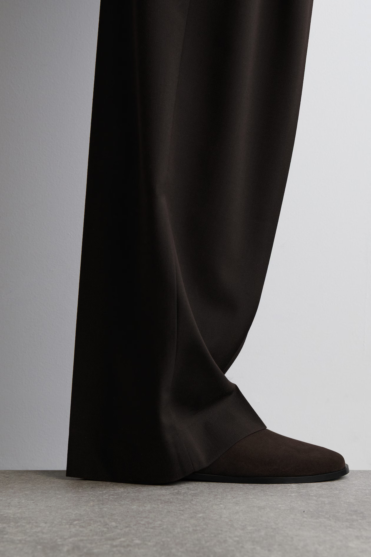 CLASSIC SUEDE MULES - DARK BROWN | COS | COS UK