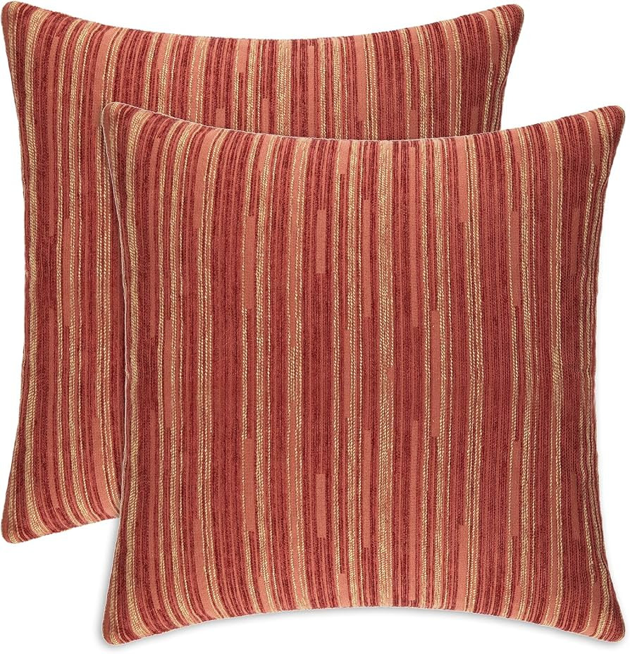 Yeiotsy Pillow Cases Bohemia, Pack of 2, Modern Striped Throw Pillow Covers Geometric Cushion Cov... | Amazon (US)