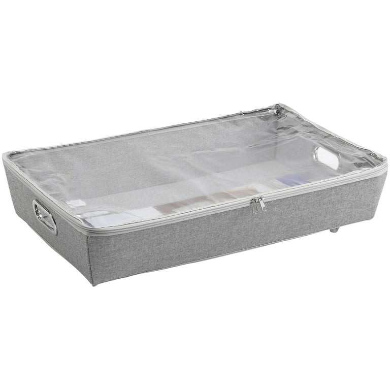 Better Homes & Gardens Under the Bed Rolling Storage Organizer Bin with Zipper for Sorting Shoes ... | Walmart (US)