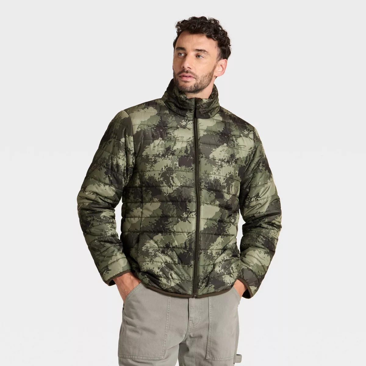 Men's Lightweight Puffer Jacket - Goodfellow & Co™ | Target