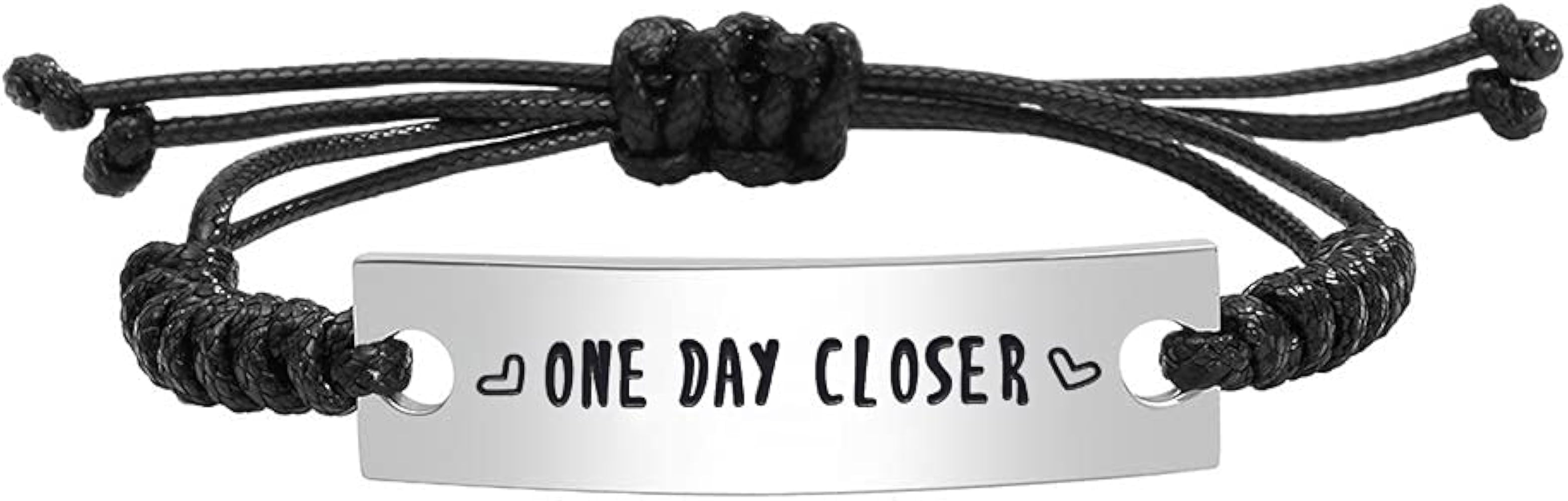 SPPRANDOM Queyuen One Day Closer braided bracelet Deployment Gift For Her Countdown LDR Love Long... | Amazon (US)