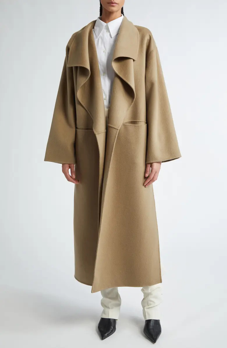 Oversize Signature Two-Tone Wool & Cashmere Coat | Nordstrom