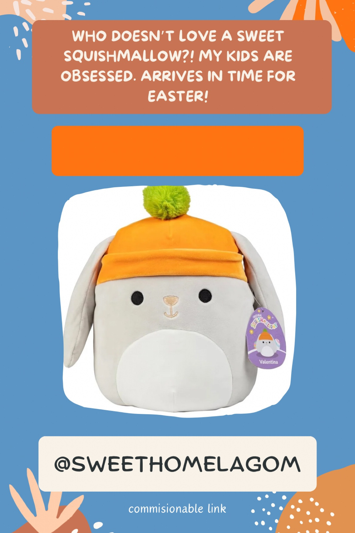 Who doesn’t love a Squishmallow?! This one is a 2024 Easter special and SO adorable! 

#LTKkids #LTKfamily #LTKfindsunder50