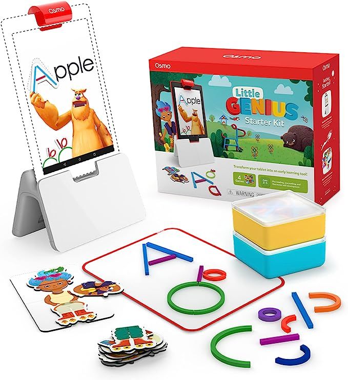 Osmo - Little Genius Starter Kit for Fire Tablet - 4 Educational Learning Games - Preschool Ages ... | Amazon (US)