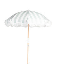 6.5ft Holiday Beach Crew Stripe Umbrella With Carry Bag | TJ Maxx