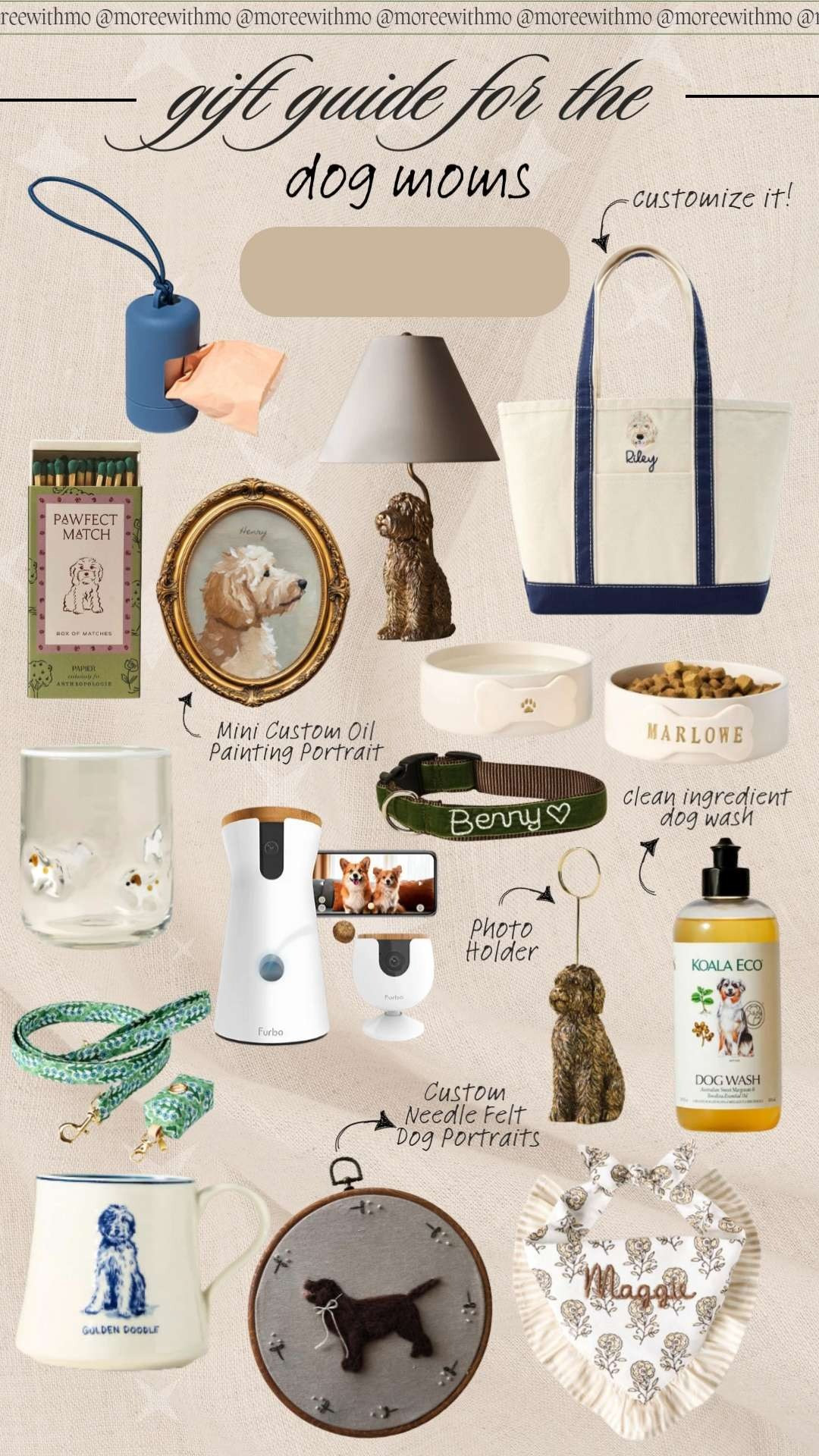 For the ones who treat their pups like family (because they are)!! These thoughtful and customizable picks are perfect for spoiling the dog moms in your life — or treating yourself and your fur baby!
Gift guide, dog mom gifts, Christmas gifts 
 

 #LTKGiftGuide #LTKHoliday #LTKSaleAlert