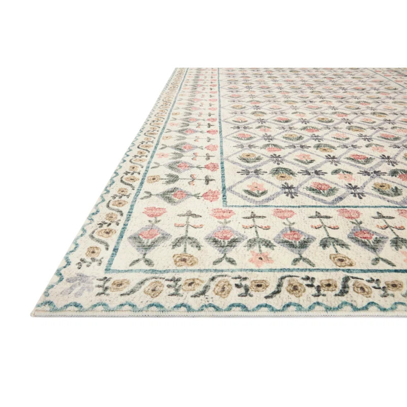 Rifle Paper Co. x Loloi Eden EDE-03 Rug feat. CloudPile | Wayfair North America
