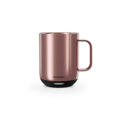 Ember Mug 2 10oz Temperature Control Smart Mug Rose Gold: Ceramic & Stainless Steel, Hand Wash, Includes Coaster | Target