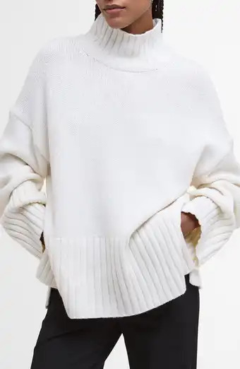 Reiss Brooklyn Oversize Wool & Cashmere Turtleneck Sweater | Nordstrom | Nordstrom