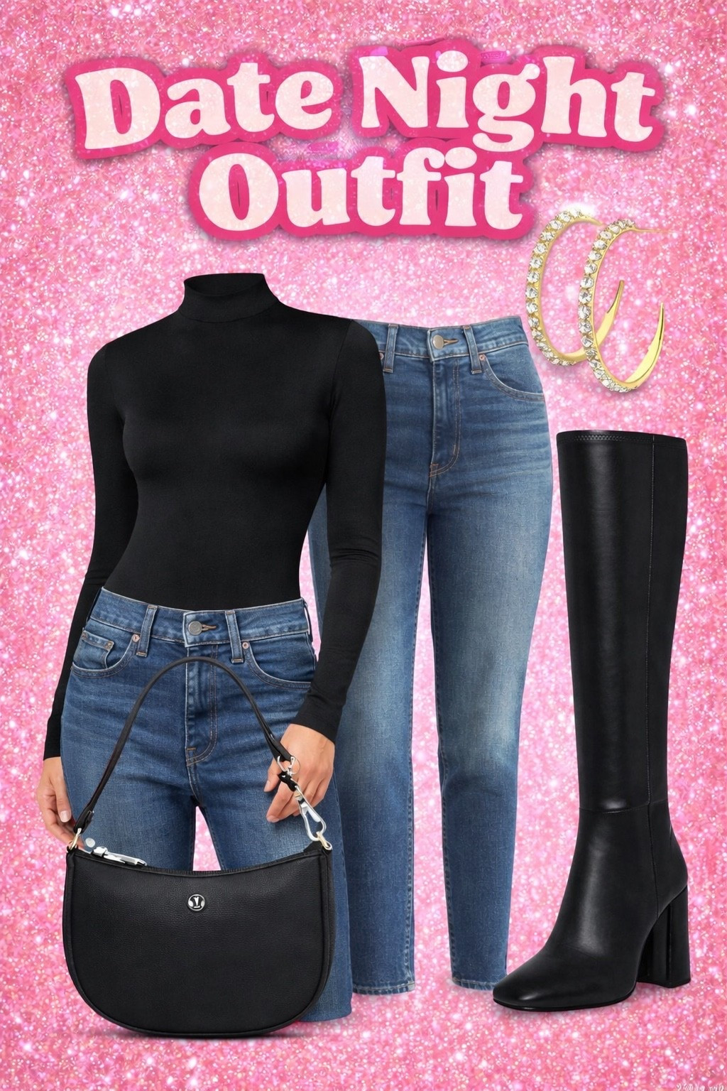 Looking for a perfect date night idea ? This bodysuit with those jeans would look amazing ! 

#LTKU #LTKSeasonal #LTKootd