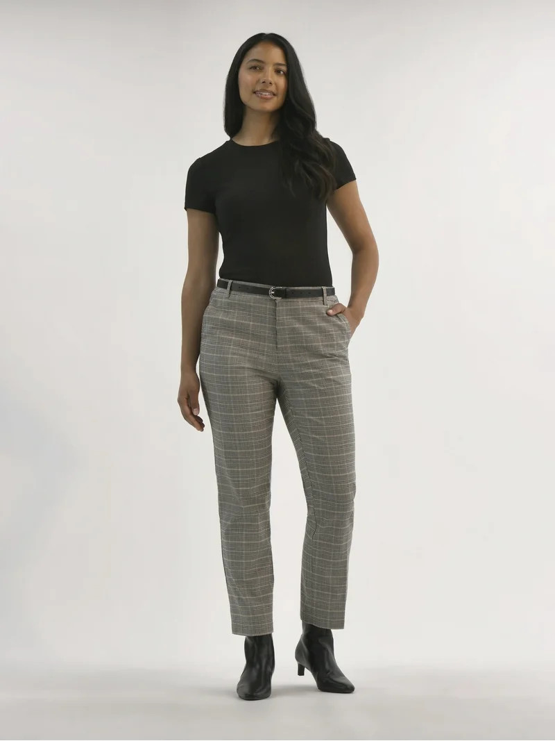 Time and Tru Women's Straight Leg Pants, Sizes 2-20 | Walmart (US)