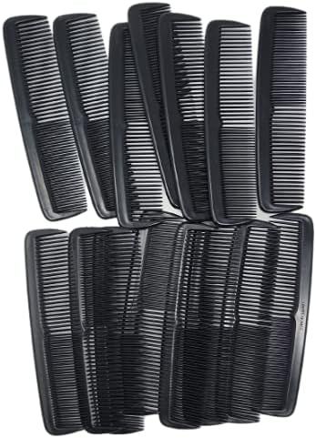 Pocket Combs Hair Care Pack of 15 Combs - unbreakable, Black, One Size | Amazon (US)