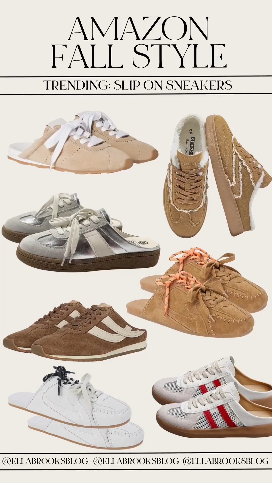Amazon trending slip on sneakers!


Amazon fashion, suede sneakers, look for less, mule sneakers


#LTKFindsUnder50 #LTKSeasonal #LTKFindsUnder100