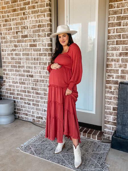 This dress is absolutely perfect for Fall family photos! It’s not maternity but fits the bump so well! It’s smocked so no zippers and is this beautiful rust color! Use code teacherintulle25 for their website 

Pink blush maternity 

#LTKfindsunder50 #LTKbump #LTKSeasonal