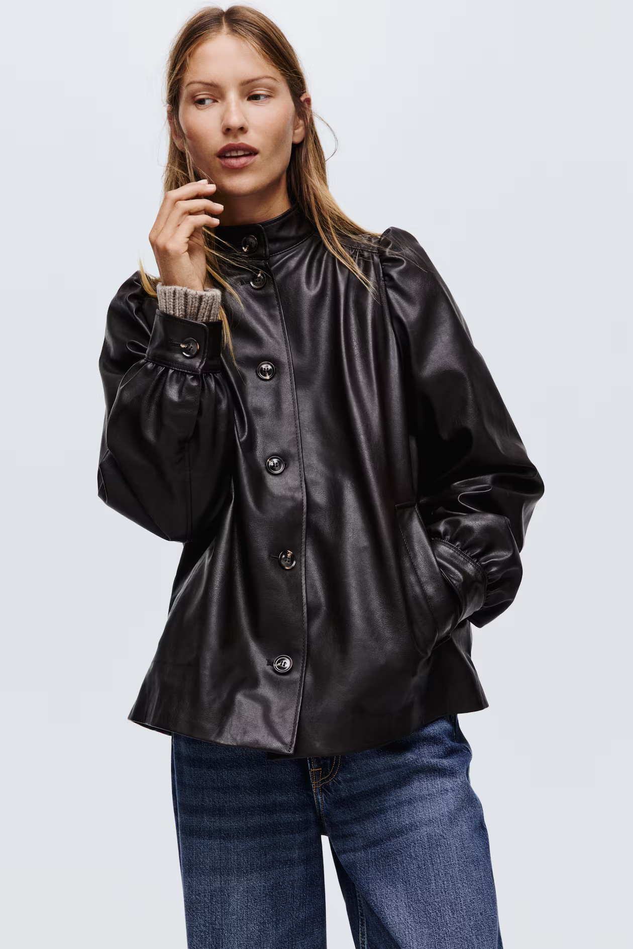 Jacke mit Coating | H&M (DE, AT, CH, NL, FI)