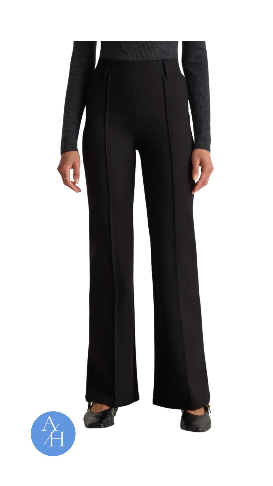 These are best-selling ultra-stretch ponte flare pants with a high-rise, pull-on fit that smooths and elongates without feeling tight. The fabric is comfortable, walkable, and holds its shape all day—polished enough for work, easy enough for everyday wear. One of those elevated, wear-on-repeat pants that replace both trousers and leggings.



#LTKWorkwear #LTKootd #LTKgrwm