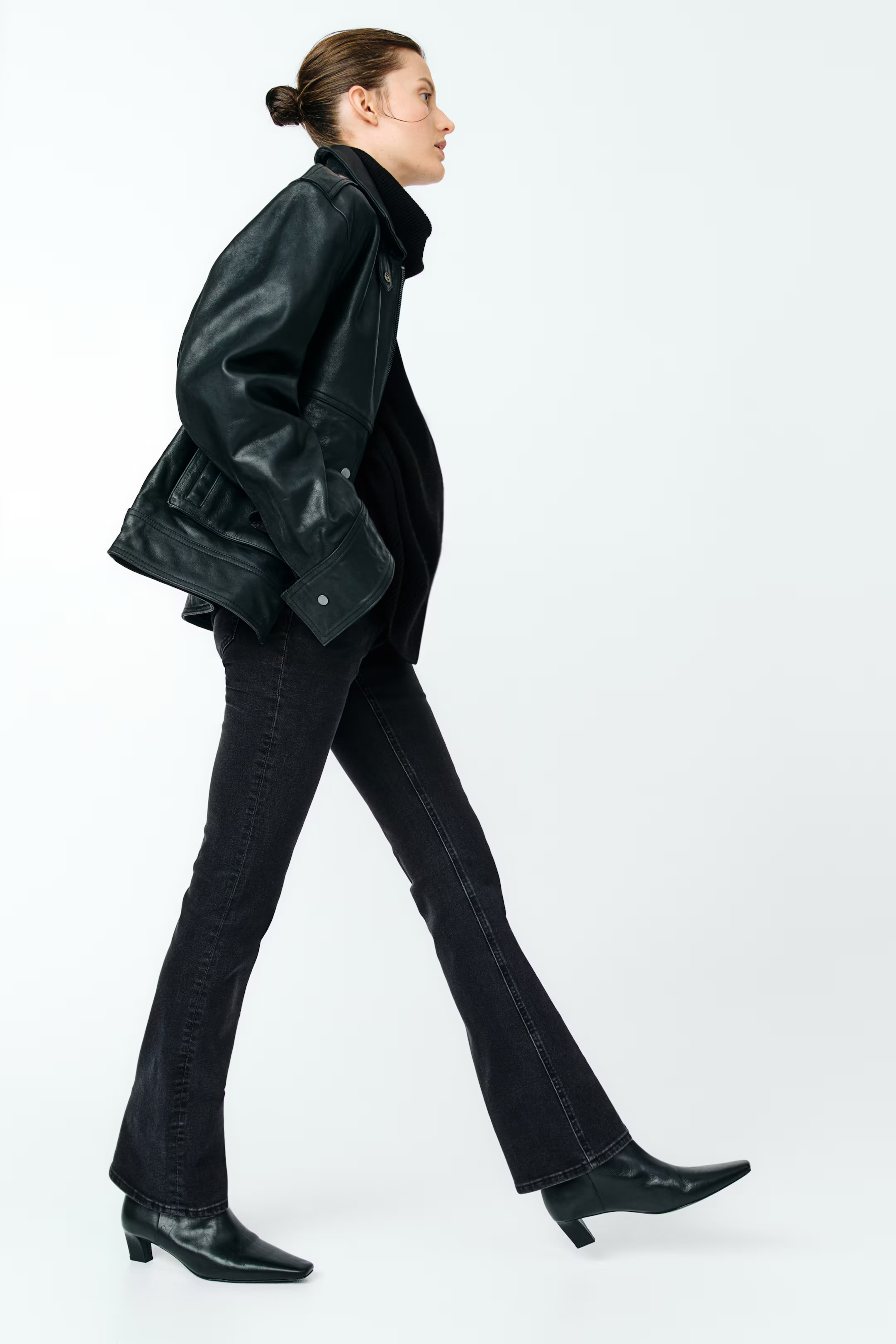 MAMA Slim Flared Jeans - Dark gray - Ladies | H&M US | H&M (US + CA)