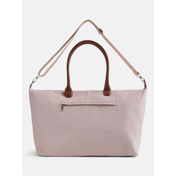 No Boundaries Weekender Tote Bag, Women's, Khaki | Walmart (US)