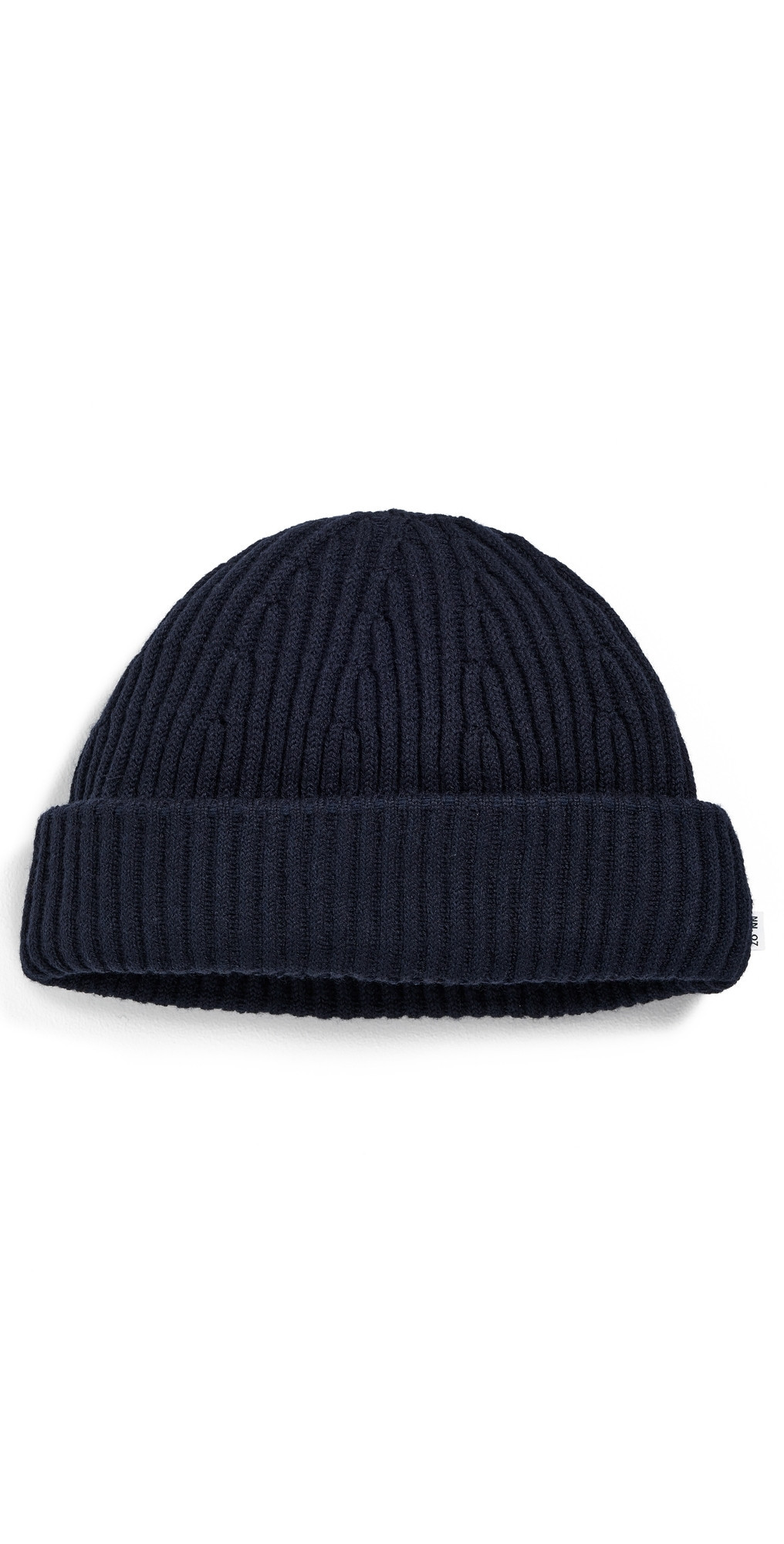 NN07 Merino Rib Knit Beanie Navy Blue One Size | Shopbop