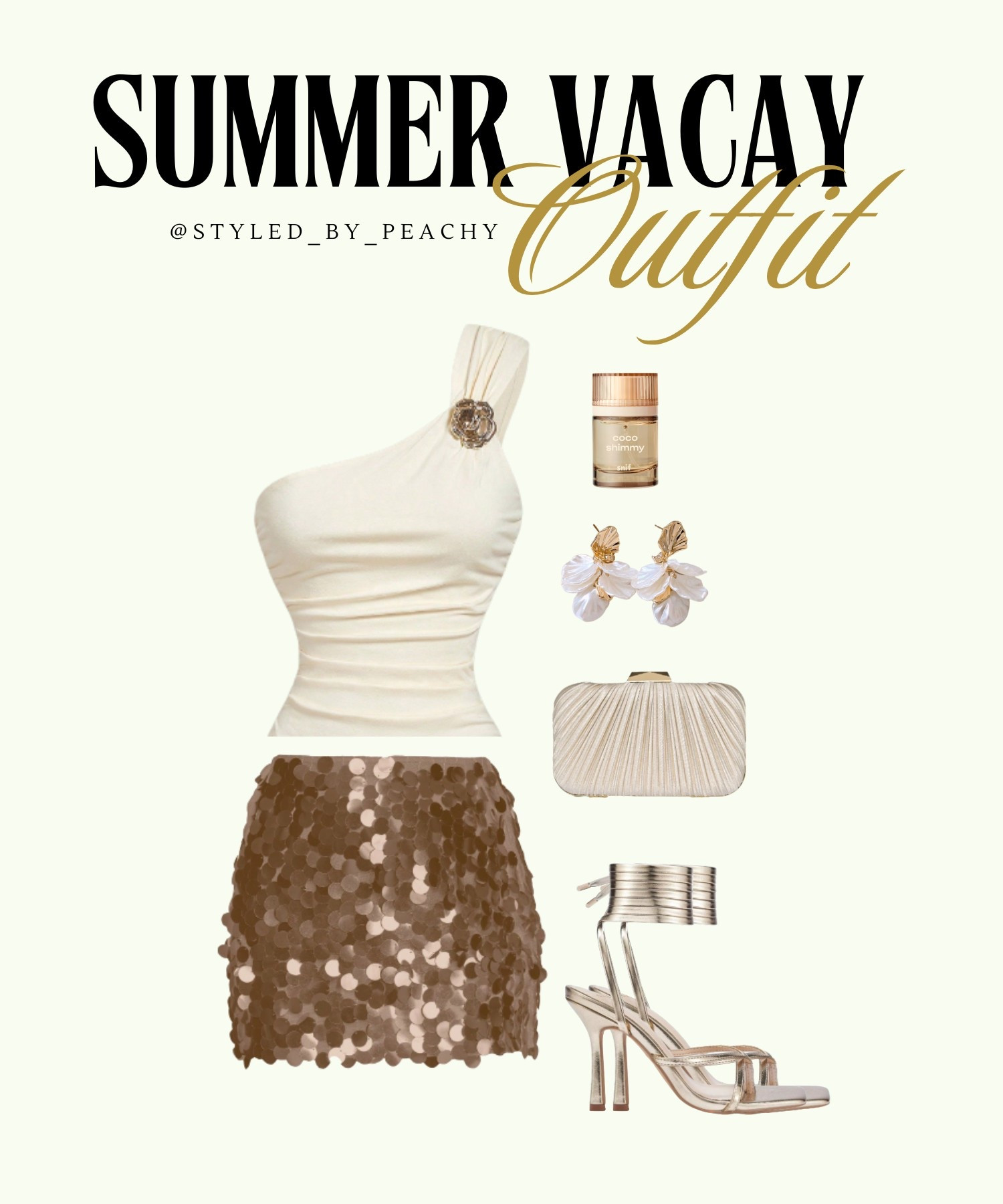 Summer Vacation Styled Outfit Inspo #vacationstyle #vacationoutfit #styleinspi #styledlook #summerstyle #summeroutfit #partyoutfit #girlsnightout #sequinskirt #summerfashion 

#LTKSeasonal #LTKFindsUnder50 #LTKStyleTip